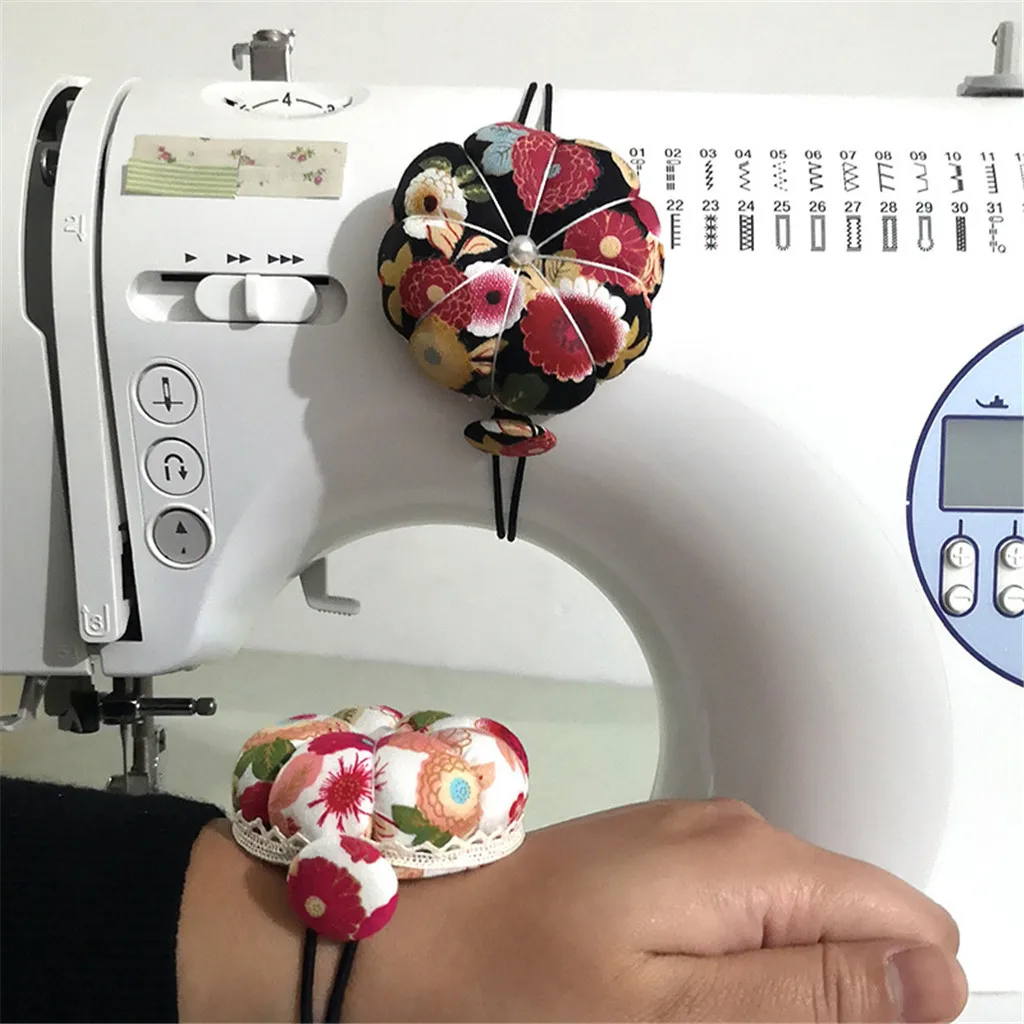 Multi-purpose Floral Wrist Pin Cushion Special Gift Decorative Sewing Machine Home Sewing Kit Holder Supplies DIY Craft
Multi-purpose Floral Wrist Pin Cushion Special Gift Decorative Sewing Machine Home Sewing Kit Holder Supplies DIY Craft