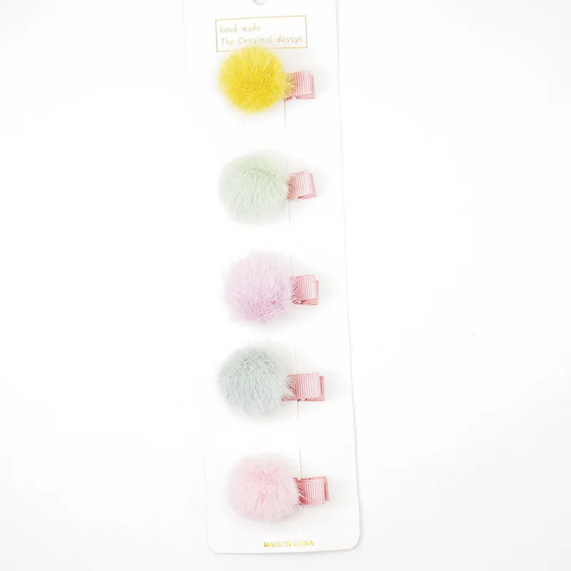 5PCS/SET Lovely Girls Pompom Hairpins Mini Ball Gripper Hairball Pom Hairclips Children Hair Clip Hair Accessories
5PCS/SET Lovely Girls Pompom Hairpins Mini Ball Gripper Hairball Pom Hairclips Children Hair Clip Hair Accessories