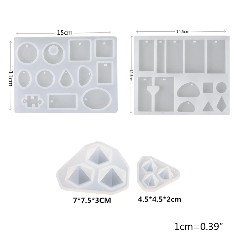 1 Set Crystal Epoxy Resin Mold Earrings Pendant Bracelet Casting Silicone Mould
1 Set Crystal Epoxy Resin Mold Earrings Pendant Bracelet Casting Silicone Mould