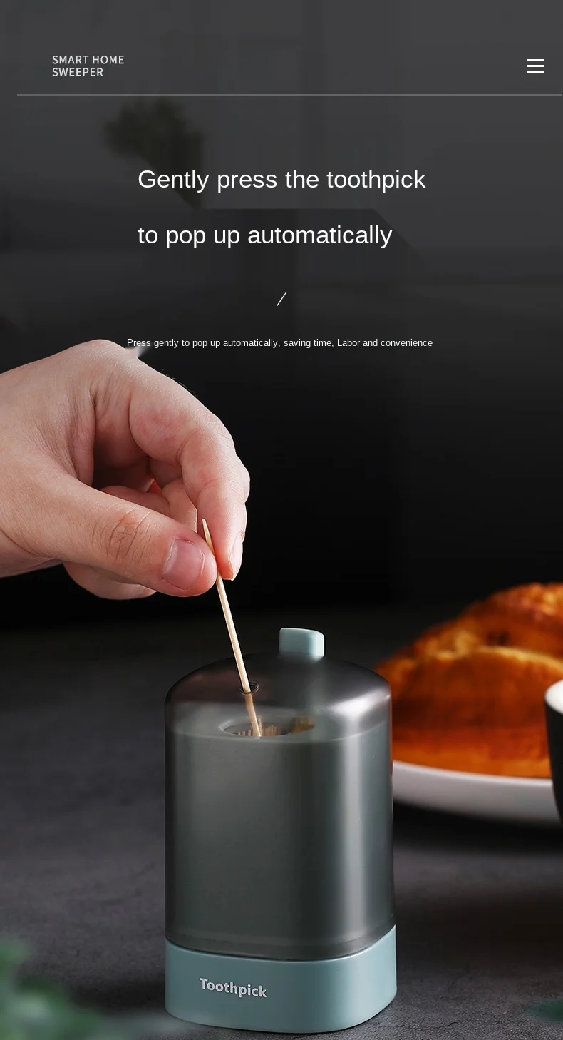 zq Home Press Type Personality Affordable Luxury Creative Hotel Dedicated Living Room Dining Room Automatic Toothpick Holder
zq Home Press Type Personality Affordable Luxury Creative Hotel Dedicated Living Room Dining Room Automatic Toothpick Holder