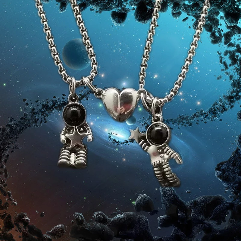 2021 Trend Astronauts Magnetic Pendants Couple Necklaces For Women Men Retro Astronaut Paired Pendants Necklace Fashion Jewelry
2021 Trend Astronauts Magnetic Pendants Couple Necklaces For Women Men Retro Astronaut Paired Pendants Necklace Fashion Jewelry