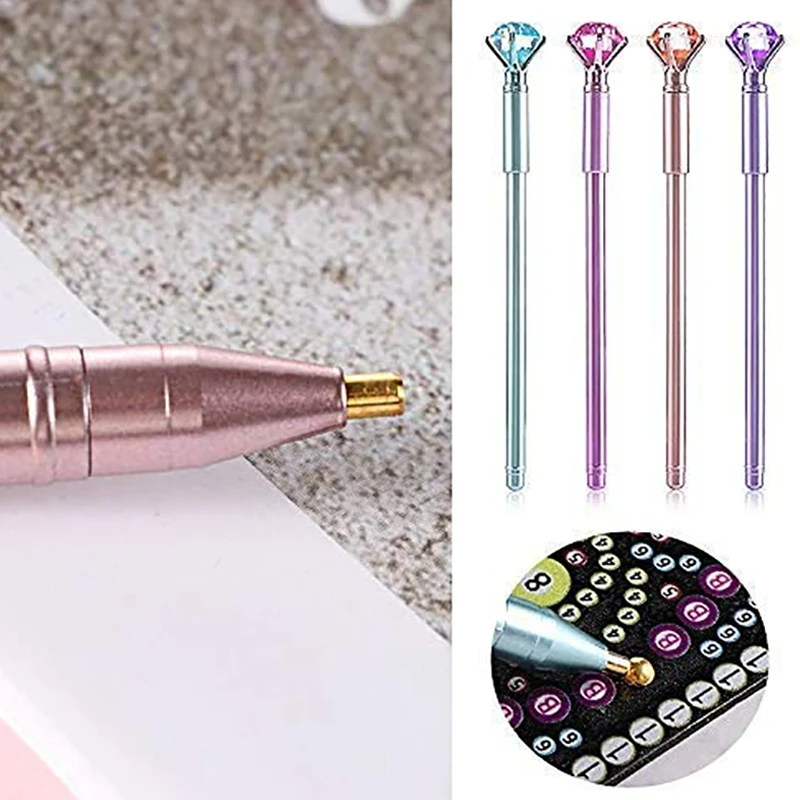 4PCS 5D Diamond Painting Pen, Point Drill Pen, Crystal Gem Pen DIY Handicraft Sewing Cross Stitch Accessories
4PCS 5D Diamond Painting Pen, Point Drill Pen, Crystal Gem Pen DIY Handicraft Sewing Cross Stitch Accessories