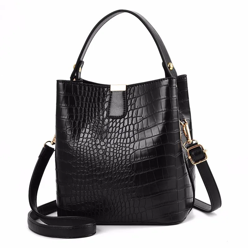 2021 New Women Shoulder Bag Crocodile Pattern Bucket Bag Fashion Handbags Female Bag
2021 New Women Shoulder Bag Crocodile Pattern Bucket Bag Fashion Handbags Female Bag