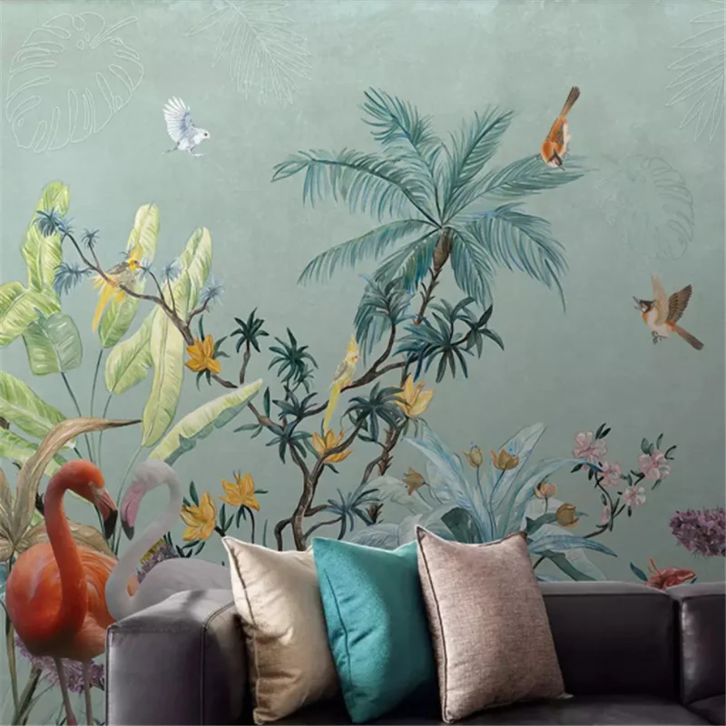 Custom 3D Photo Wallpaper Non-woven Hand Painted Oil Painting Pastoral Flower Bird Wall Mural Wallpapers For Living Room Bedroom
Custom 3D Photo Wallpaper Non-woven Hand Painted Oil Painting Pastoral Flower Bird Wall Mural Wallpapers For Living Room Bedroom