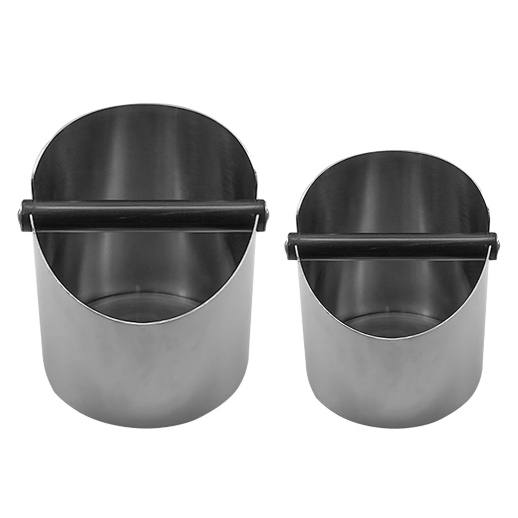 Stainless Steel Coffee Knock Box Coffee Waste Bin Holder w/ Detachable Knock Bar
Stainless Steel Coffee Knock Box Coffee Waste Bin Holder w/ Detachable Knock Bar