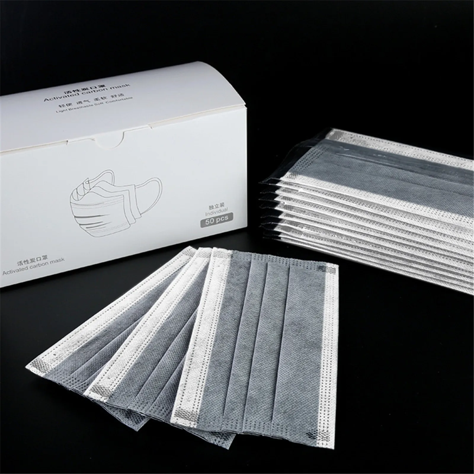 50PCS Disposable Mask Activated Carbon Fabric Mouth Mask Fast Delivery Mascarilla Masque Daily Accessories FL50
50PCS Disposable Mask Activated Carbon Fabric Mouth Mask Fast Delivery Mascarilla Masque Daily Accessories FL50