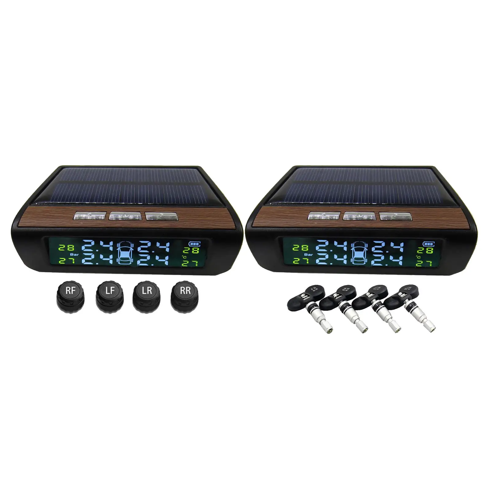 TPMS Car Tire Pressure Alarm Monitor System Real-time Display Wwireless Solar Power TPMS with 4 Sensors
TPMS Car Tire Pressure Alarm Monitor System Real-time Display Wwireless Solar Power TPMS with 4 Sensors