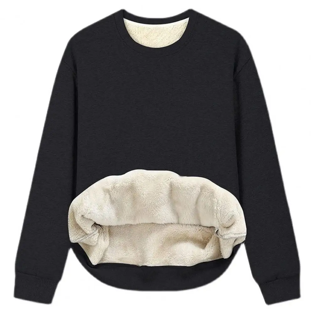 O-Neck Basic Sweatshirt Long Sleeve Casual Pullover Sweatshirt Fleece Lined Solid Color Women Sweatshirt Jumper Outerwear
O-Neck Basic Sweatshirt Long Sleeve Casual Pullover Sweatshirt Fleece Lined Solid Color Women Sweatshirt Jumper Outerwear