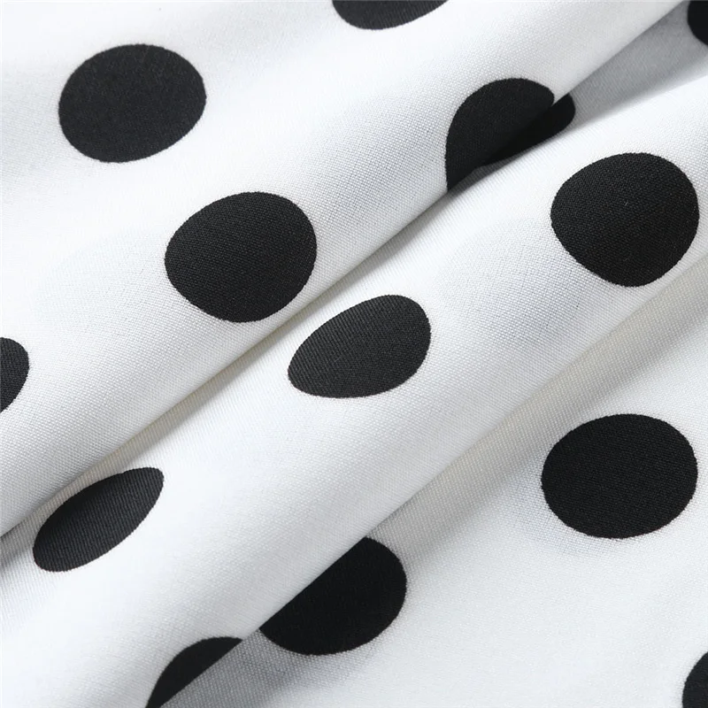 2021 Summer New Dot Print One-word Neck Women's Dress Pleated Skirt Waist Skinny Summer Dress
2021 Summer New Dot Print One-word Neck Women's Dress Pleated Skirt Waist Skinny Summer Dress