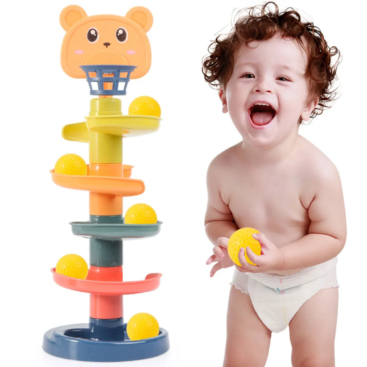 Kids Ball Drop Roll Swirling Tower Colorful Educational Montessori Preschool Spin Track Toy Set For Baby Toddler Childern Gift
Kids Ball Drop Roll Swirling Tower Colorful Educational Montessori Preschool Spin Track Toy Set For Baby Toddler Childern Gift