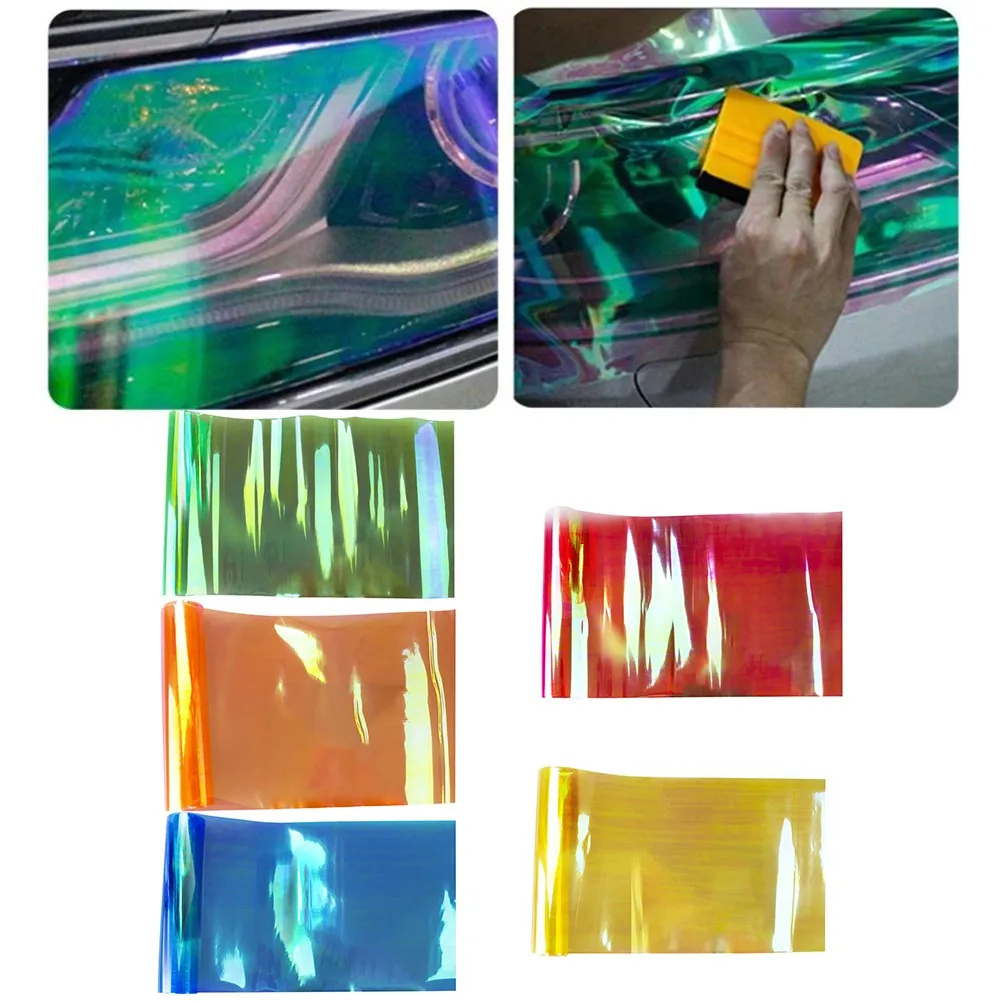 Chameleon Car Headlight Taillight Fog Gloss Vinyl Tint 12\"X24\"In Decorate The Transparency Of Your Car Lights Film Sticker
Chameleon Car Headlight Taillight Fog Gloss Vinyl Tint 12\"X24\"In Decorate The Transparency Of Your Car Lights Film Sticker