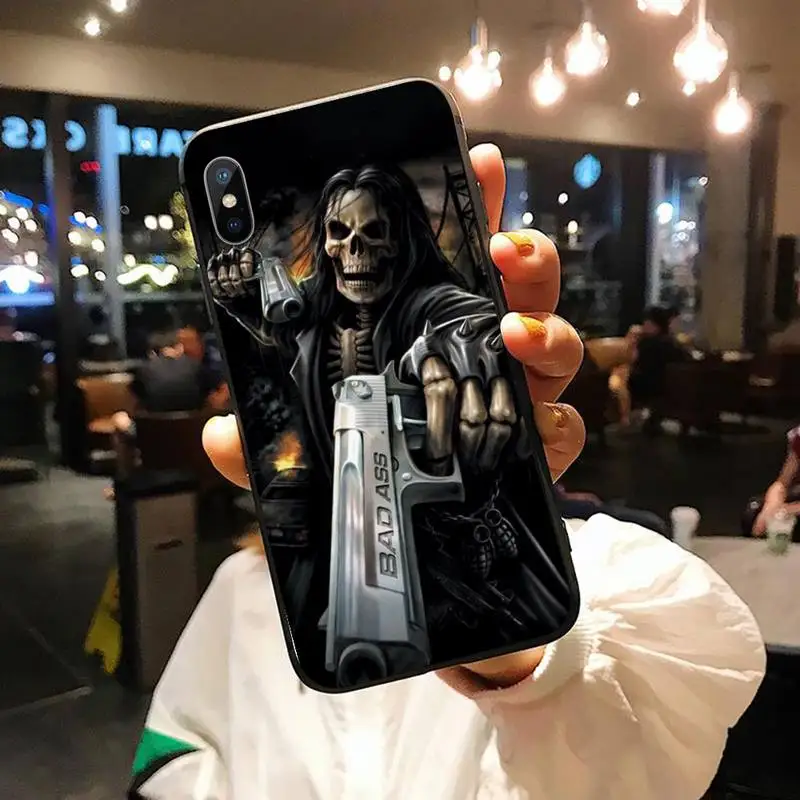 Grim Reaper Skull Skeleton high quality Phone Case for iPhone 11 12 pro XS MAX 8 7 6 6S Plus X 5S SE 2020 XR
Grim Reaper Skull Skeleton high quality Phone Case for iPhone 11 12 pro XS MAX 8 7 6 6S Plus X 5S SE 2020 XR