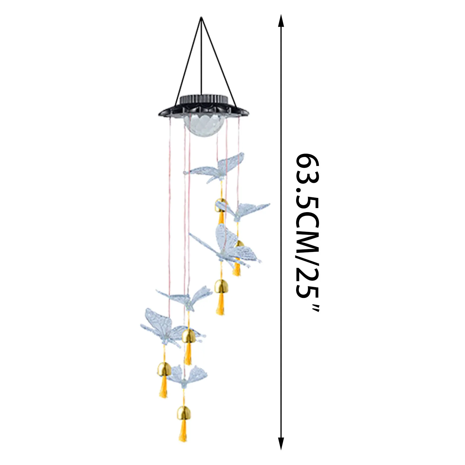 Solar Butterfly Wind Chimes Garden Garden Color Changing Outdoor Hanging Decorations Garden Patio Yard Outdoor Landscape
Solar Butterfly Wind Chimes Garden Garden Color Changing Outdoor Hanging Decorations Garden Patio Yard Outdoor Landscape