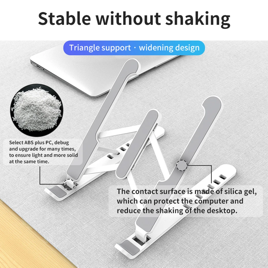 Adjustable Foldable Laptop Stand Non-slip Desktop Laptop Holder Notebook Stand sFor Notebook Macbook Pro Air iPad Pro DELL HP
Adjustable Foldable Laptop Stand Non-slip Desktop Laptop Holder Notebook Stand sFor Notebook Macbook Pro Air iPad Pro DELL HP