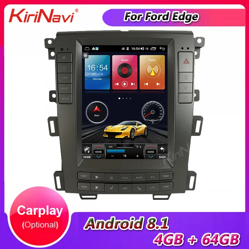 KiriNavi 10.4" Vertical Screen Tesla Style 1 Din Android 8.1 Auto Radio For Ford Edge Car DVD Player GPS Navigation 4G 2009-2014
KiriNavi 10.4" Vertical Screen Tesla Style 1 Din Android 8.1 Auto Radio For Ford Edge Car DVD Player GPS Navigation 4G 2009-2014