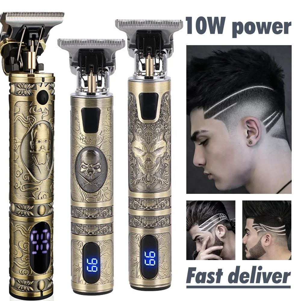 Close-cutting Digital Hairdresser Electric Hair Clipper Professional Barber Men Hair Trimmer Rechargeable 0mm T- Blade Machine
Close-cutting Digital Hairdresser Electric Hair Clipper Professional Barber Men Hair Trimmer Rechargeable 0mm T- Blade Machine