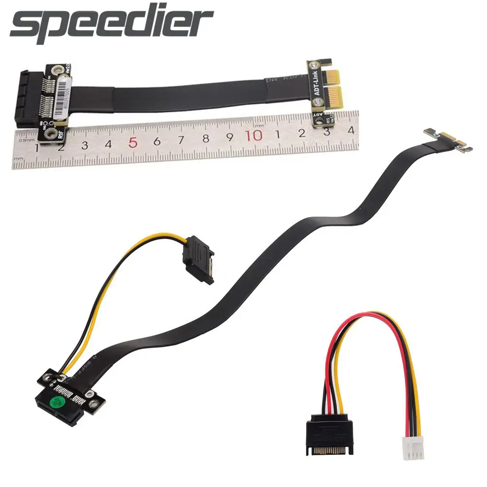 Новый экранированный ленточный кабель расширения PCI Express 3,0x1 PCI-E 1x BTC, Удлинительный кабель для майнинга 90/180/270 градусов, угловой 3,0 GPU удлините...
Новый экранированный ленточный кабель расширения PCI Express 3,0x1 PCI-E 1x BTC, Удлинительный кабель для майнинга 90/180/270 градусов, угловой 3,0 GPU удлините...