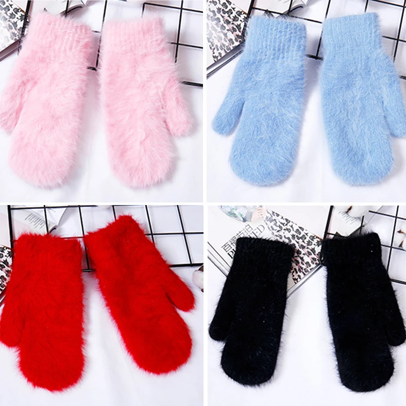 New Cute Rabbit Wool Gloves Female Winter Mittens Solid Color Fur Gloves Fingerless Gloves Winter Gloves Women Girls Mittens
New Cute Rabbit Wool Gloves Female Winter Mittens Solid Color Fur Gloves Fingerless Gloves Winter Gloves Women Girls Mittens