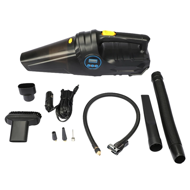 Carsun 120W 4 In 1 Portable Car Handheld Vacuum Cleaner Digital Display Dual Use Car Auto Inflatable Pump Air Compre
Carsun 120W 4 In 1 Portable Car Handheld Vacuum Cleaner Digital Display Dual Use Car Auto Inflatable Pump Air Compre