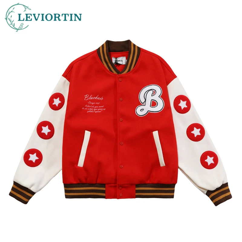 2021 Streetwear Men Baseball Coat Bomber Jacket Hip Hop Harajuku Funny Hamburger Fruit Embroidery Jacket Cotton Loose Outwear
2021 Streetwear Men Baseball Coat Bomber Jacket Hip Hop Harajuku Funny Hamburger Fruit Embroidery Jacket Cotton Loose Outwear