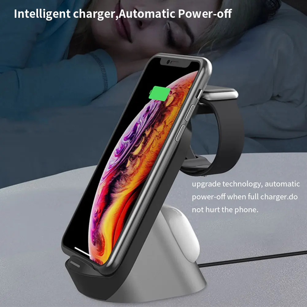 Nom 15W 3 In 1 Fast Wireless Charger DockWireless Charging Holder Charger Dock Station Wireless Fast Phone Multi-Function Charge
Nom 15W 3 In 1 Fast Wireless Charger DockWireless Charging Holder Charger Dock Station Wireless Fast Phone Multi-Function Charge