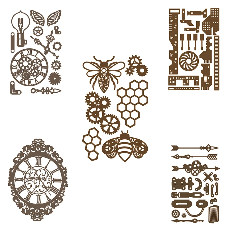 Steampunk Vintage Bee Animal Metal Cutting Dies Scrapbooking Diary Decor Stencil Embossed Template DIY Card Handmade 2021 New
Steampunk Vintage Bee Animal Metal Cutting Dies Scrapbooking Diary Decor Stencil Embossed Template DIY Card Handmade 2021 New