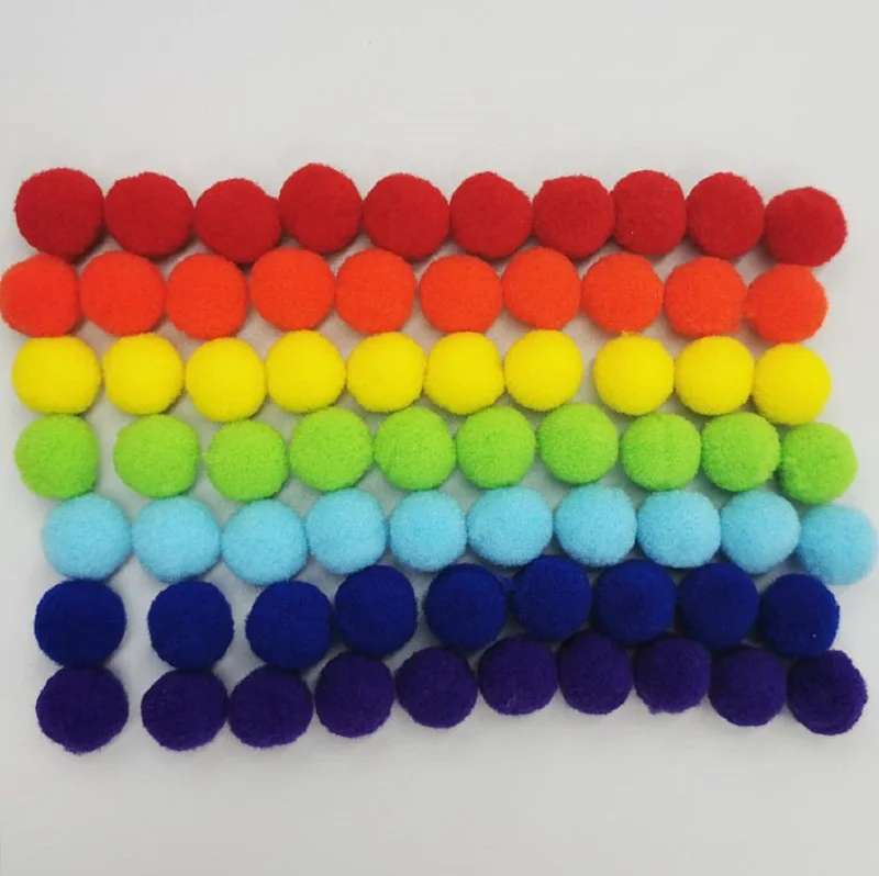 500Pcs 20mm Pompoms Soft Round Pompone Fur Ball for Handmade Children DIY Home Clothing Garment Decoration Christmas Supplies
500Pcs 20mm Pompoms Soft Round Pompone Fur Ball for Handmade Children DIY Home Clothing Garment Decoration Christmas Supplies