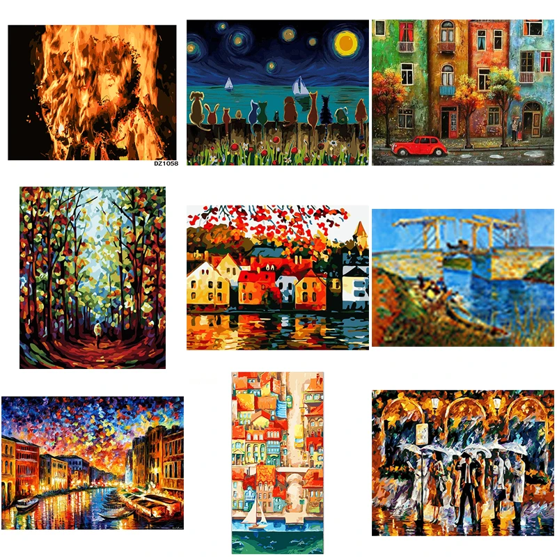 40x50cm Town Maple Leaf Scenery DIY Painting By Numbers Acrylic Picture Hand Painted Kits Oil Painting On Canvas For Home Decor
40x50cm Town Maple Leaf Scenery DIY Painting By Numbers Acrylic Picture Hand Painted Kits Oil Painting On Canvas For Home Decor