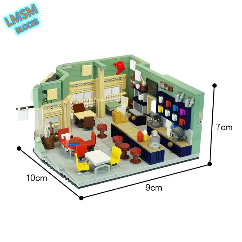 GilmoreING-Girls Luked's Diner Building Blocks restaurant Bricks city Architecture Creative construction Model children's toys
GilmoreING-Girls Luked's Diner Building Blocks restaurant Bricks city Architecture Creative construction Model children's toys