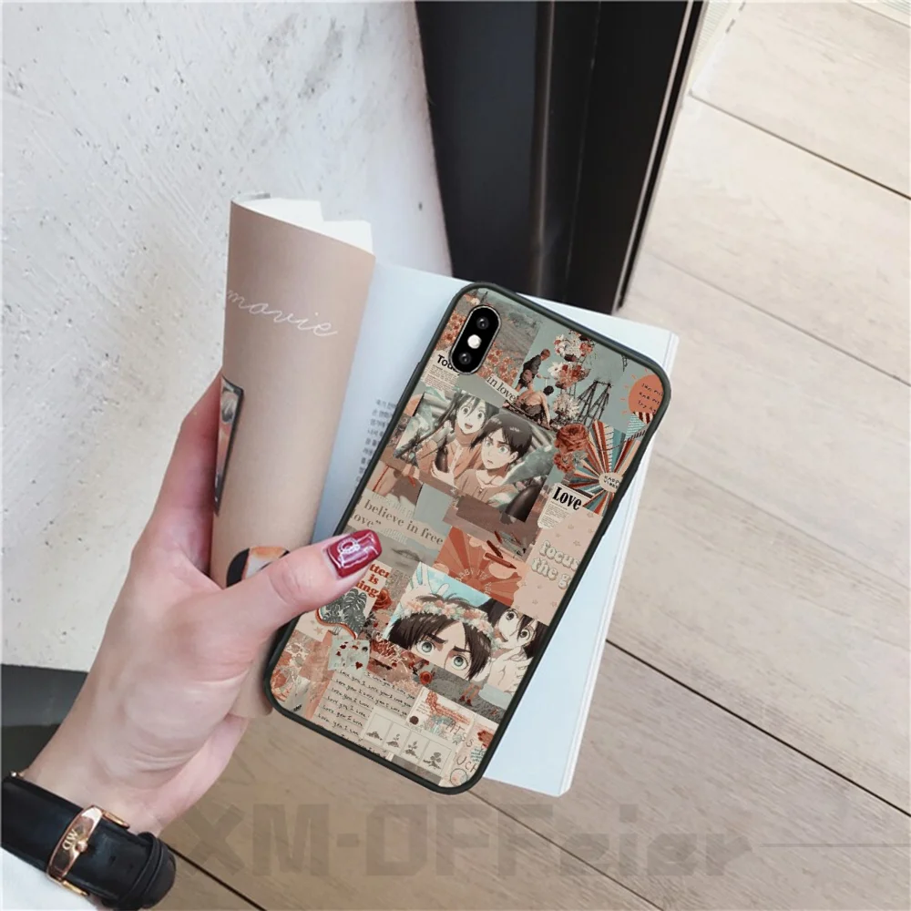 BaweiTE Attack on Titan Mikasa ультра тонкий мультяшный DIY Роскошный чехол для телефона iPhone 11 pro