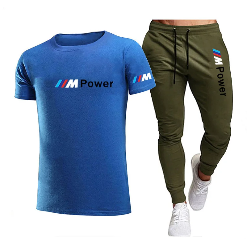 2021 Summer Fashion Casual Brand Men's BMW Sportswear Sportswear Sportswear Men's Sportswear Short-Sleeved T-Shirt 2-Piece Set 
2021 Summer Fashion Casual Brand Men's BMW Sportswear Sportswear Sportswear Men's Sportswear Short-Sleeved T-Shirt 2-Piece Set