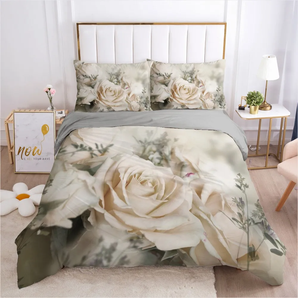 3D Flower Design Duvet Cover Set Bedding Sets Comforter Case and Pillowcase Full Twin Single Double Size Bed Linen
3D Flower Design Duvet Cover Set Bedding Sets Comforter Case and Pillowcase Full Twin Single Double Size Bed Linen