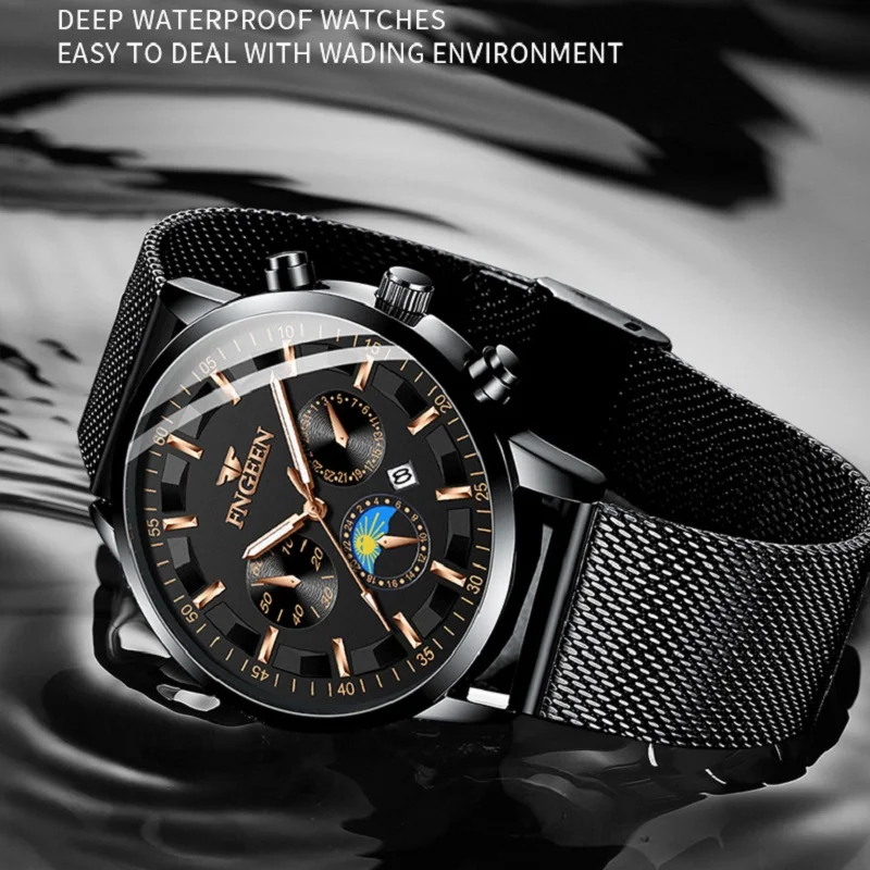 Men's Watches For a Prestigious Men Quartz Waterproof Wrist Watch Mens Clock 2020 Relogio Masculino De Luxo Anniversary Calendar
Men's Watches For a Prestigious Men Quartz Waterproof Wrist Watch Mens Clock 2020 Relogio Masculino De Luxo Anniversary Calendar
