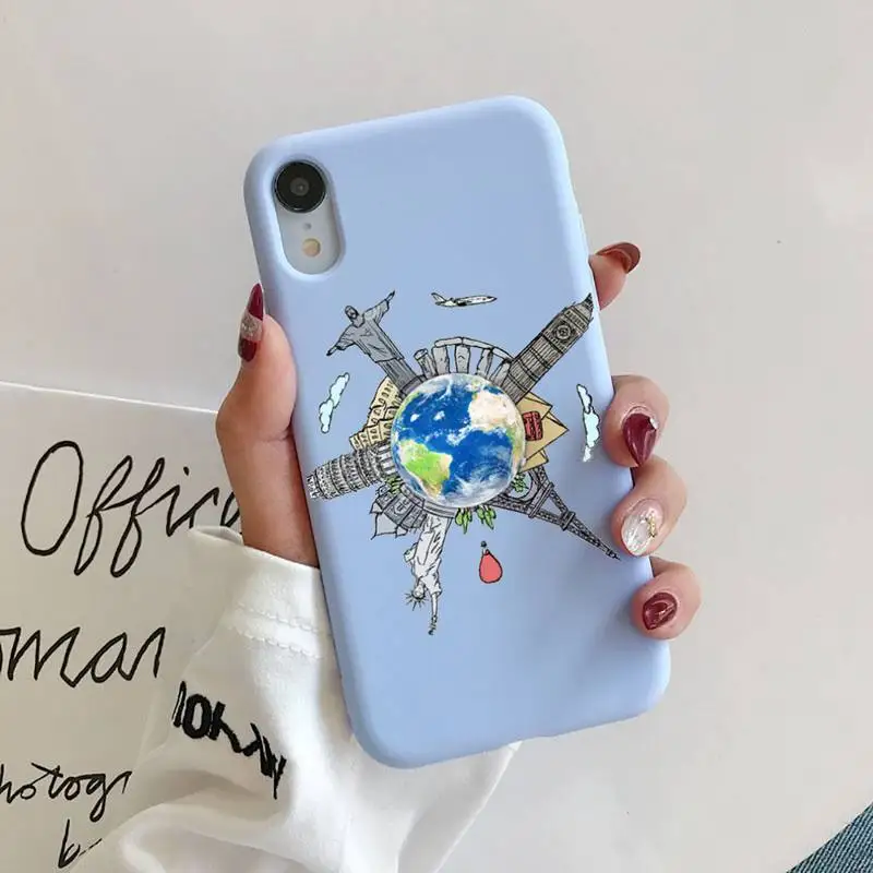 World Map Travel Phone Case for iphone 11 Pro Max X XS Max XR Candy Color Soft Cover For iPhone 7 8 6 6S Plus Funda Cases
World Map Travel Phone Case for iphone 11 Pro Max X XS Max XR Candy Color Soft Cover For iPhone 7 8 6 6S Plus Funda Cases
