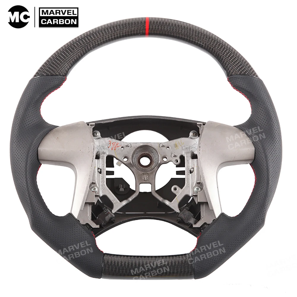 Black Carbon Fiber Steering Wheel for TOYOTA Camry,Corolla,Highlander,Hilux Vigo,Premio
Black Carbon Fiber Steering Wheel for TOYOTA Camry,Corolla,Highlander,Hilux Vigo,Premio