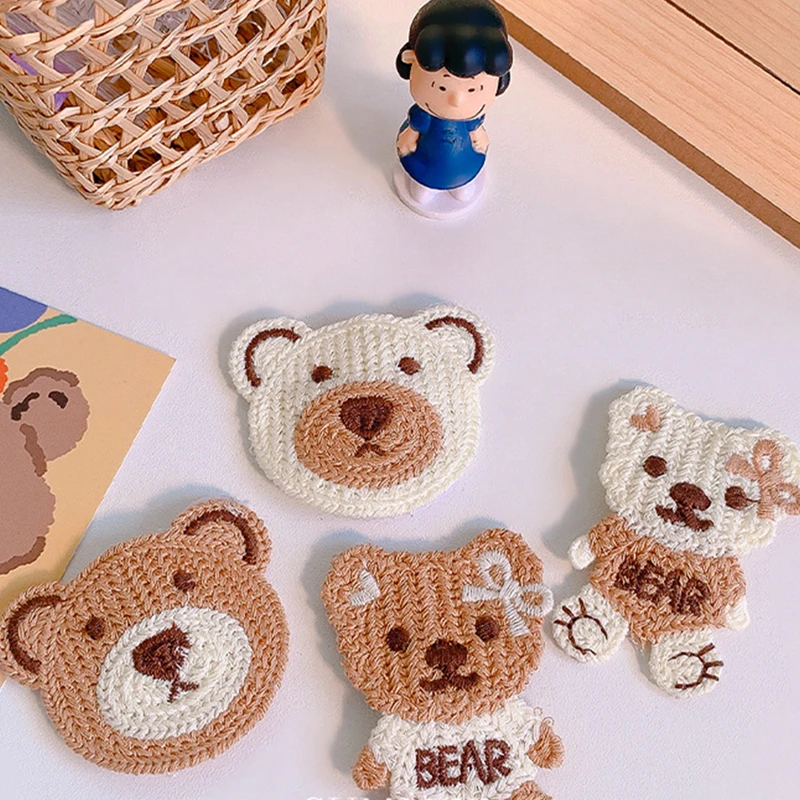 Новые милые боковые заколки для волос, заколки для украшения волос для женщин и девушек, милые Мультяшные шерстяные вязаные волосы с медвед... 
Новые милые боковые заколки для волос, заколки для украшения волос для женщин и девушек, милые Мультяшные шерстяные вязаные волосы с медвед...