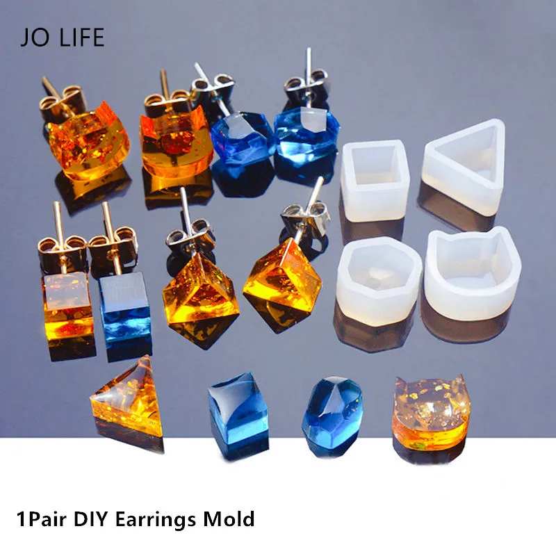 JO LIFE 1PAIR DIY Jewelry Pendant Mould Craft Jewelry Making Tool Women Handmade Epoxy Resin Earring Silicone Mold
JO LIFE 1PAIR DIY Jewelry Pendant Mould Craft Jewelry Making Tool Women Handmade Epoxy Resin Earring Silicone Mold