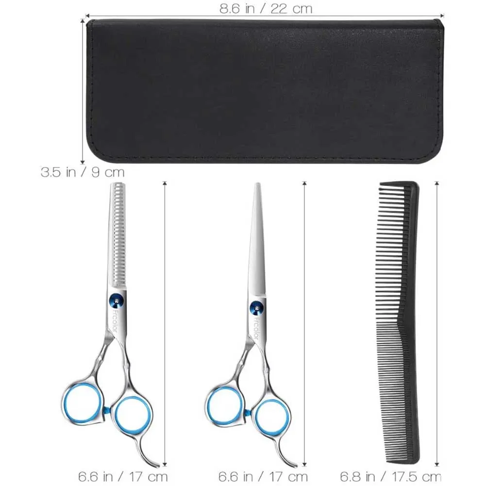 11/10pcs/set DIY Professional Hairdressing Scissors Cutting Scissors Barber Hair Cutter Comb Hair Cape Salon Accessories
11/10pcs/set DIY Professional Hairdressing Scissors Cutting Scissors Barber Hair Cutter Comb Hair Cape Salon Accessories