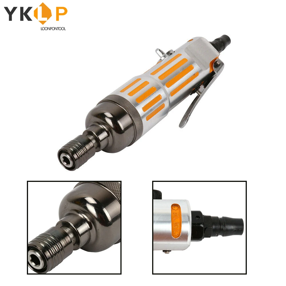 Pneumatic Tool 1/4" Air Screwdriver Pneumatic Industrial Professional Tool Free Speed 9000RPM
Pneumatic Tool 1/4" Air Screwdriver Pneumatic Industrial Professional Tool Free Speed 9000RPM