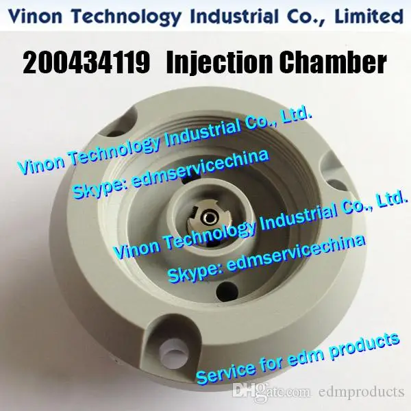 

200434119 edm Injection Chamber Upper Ø70x44L for ROBOFIL 290,300,310,500,510. Charmilles 200.434.119, 135016321, 135.016.321, 4