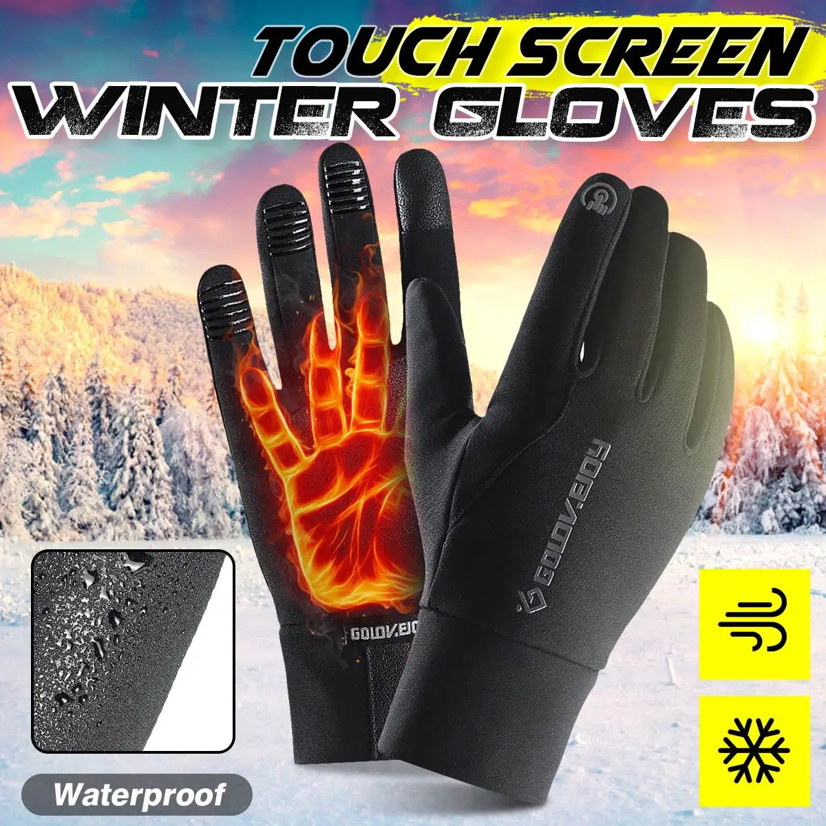 Winter Thermal Ski Gloves Men Women Fleece Touch Screen Snowboard Gloves Outdoor Waterproof Snow Motorcycle Skiing Gloves
Winter Thermal Ski Gloves Men Women Fleece Touch Screen Snowboard Gloves Outdoor Waterproof Snow Motorcycle Skiing Gloves