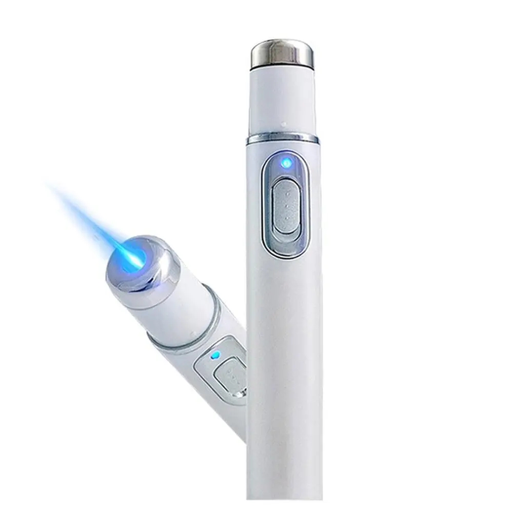 

Acne Laser Pen Portable Wrinkle Remover Soft And Durable Scratch Removal Therapy Blu-Ray Pen Massage Spider Vein Eraser