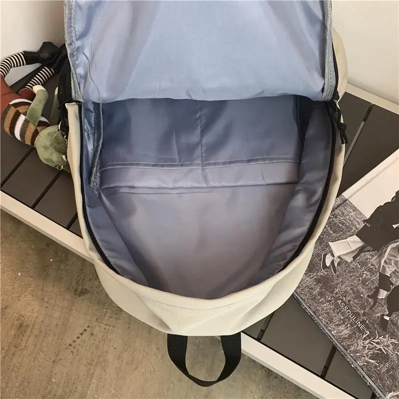 Unisex Large capacity Teenagers Backpack Casual Fashion Nylon waterproof Student schoolbag Contracted Pure color Travel bag New
Unisex Large capacity Teenagers Backpack Casual Fashion Nylon waterproof Student schoolbag Contracted Pure color Travel bag New