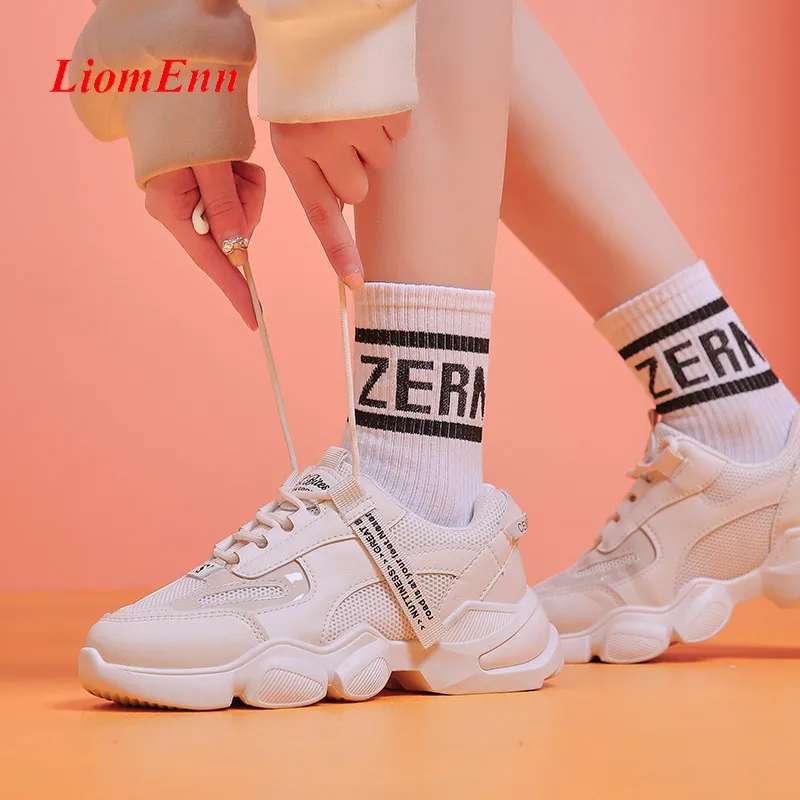 2021 White Chunky Sneakers Women Shoes Tennis Female Ladies Black Running Sport Platform Sneakers Tenis chaussures Basket Femme
2021 White Chunky Sneakers Women Shoes Tennis Female Ladies Black Running Sport Platform Sneakers Tenis chaussures Basket Femme