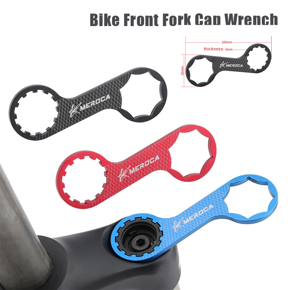 Aluminum Bicycle Front Fork Cap Wrench for SR Suntour XCR/XCT/XCM/RST Bike Spanner Front Fork Cap Removal Tool Practical
Aluminum Bicycle Front Fork Cap Wrench for SR Suntour XCR/XCT/XCM/RST Bike Spanner Front Fork Cap Removal Tool Practical