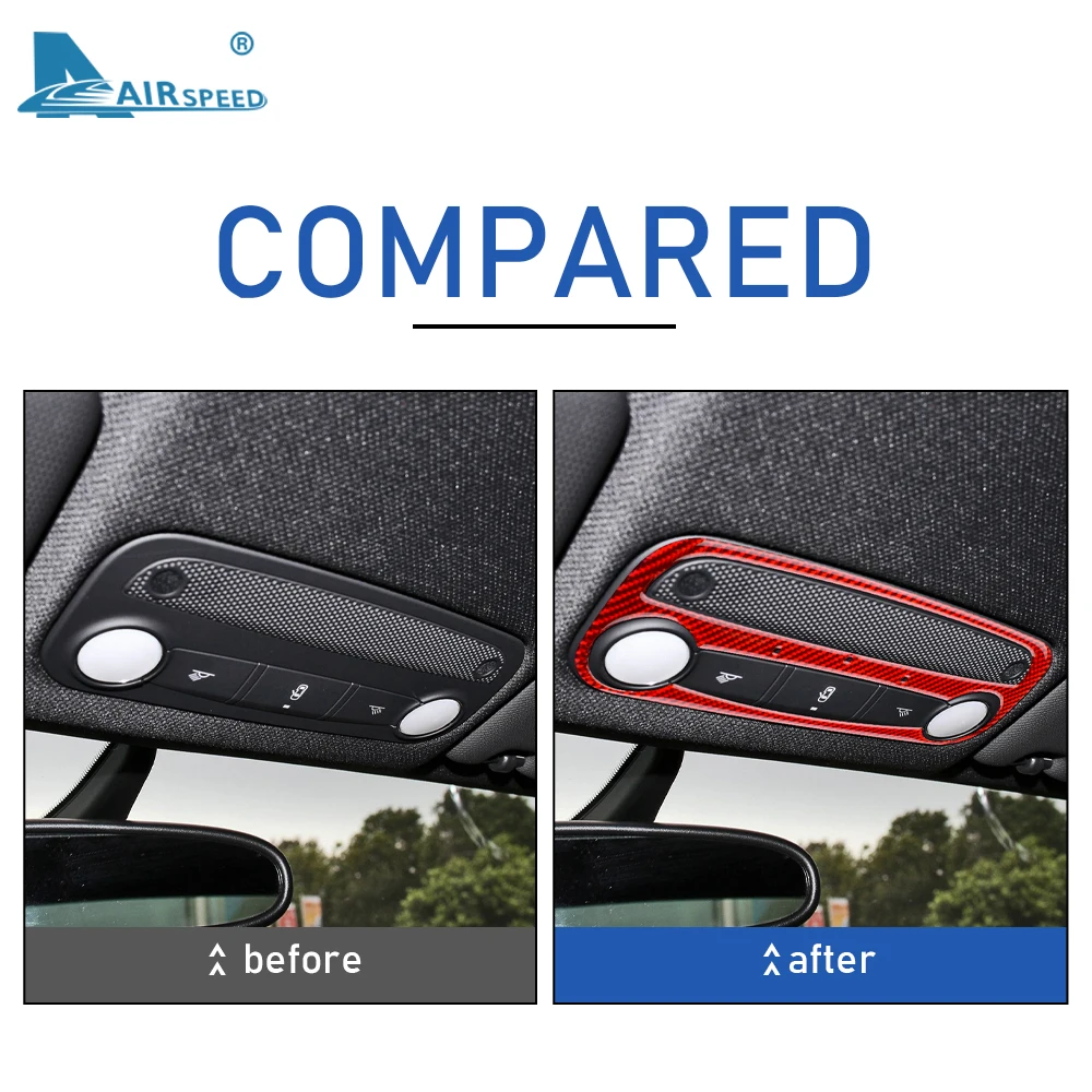 Carbon Fiber for Audi TT 2007 2008 2009 2010 2011 2012 2013 2014 Accessories Interior Trim Car Roof Reading Light Frame Sticker
Carbon Fiber for Audi TT 2007 2008 2009 2010 2011 2012 2013 2014 Accessories Interior Trim Car Roof Reading Light Frame Sticker