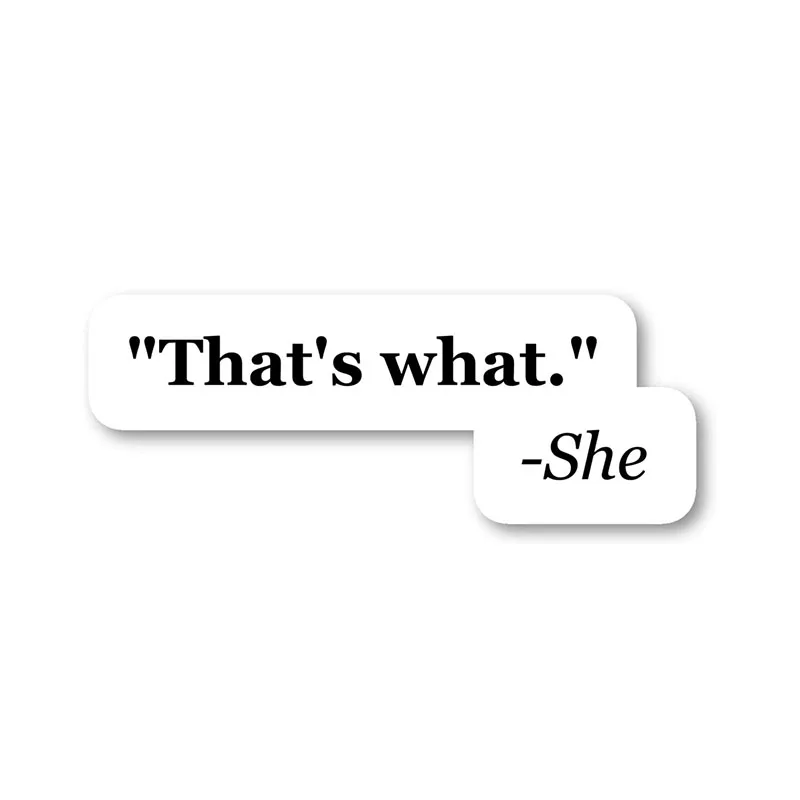 20*5CM Sticker Funny Quotes Stickers - Laptop Stickers - 2.5" Vinyl Decal - Laptop, Phone, Tablet Vinyl Decal
20*5CM Sticker Funny Quotes Stickers - Laptop Stickers - 2.5" Vinyl Decal - Laptop, Phone, Tablet Vinyl Decal