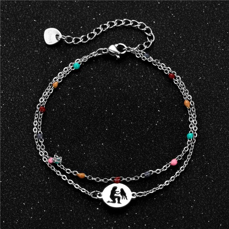 Charm Stainless Steel Family Cross Bracelet For Women Simple Silver Color Link Chain Infinite Star Owl Friendship Men Jewelry
Charm Stainless Steel Family Cross Bracelet For Women Simple Silver Color Link Chain Infinite Star Owl Friendship Men Jewelry
