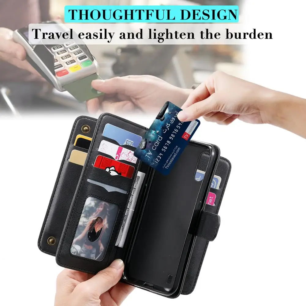 Flip Wallet case For Sony L4 Xperia 5 8 1 10 II New Multifunctional Purse 10card slot Leather Case holder protective cover Pouch
Flip Wallet case For Sony L4 Xperia 5 8 1 10 II New Multifunctional Purse 10card slot Leather Case holder protective cover Pouch