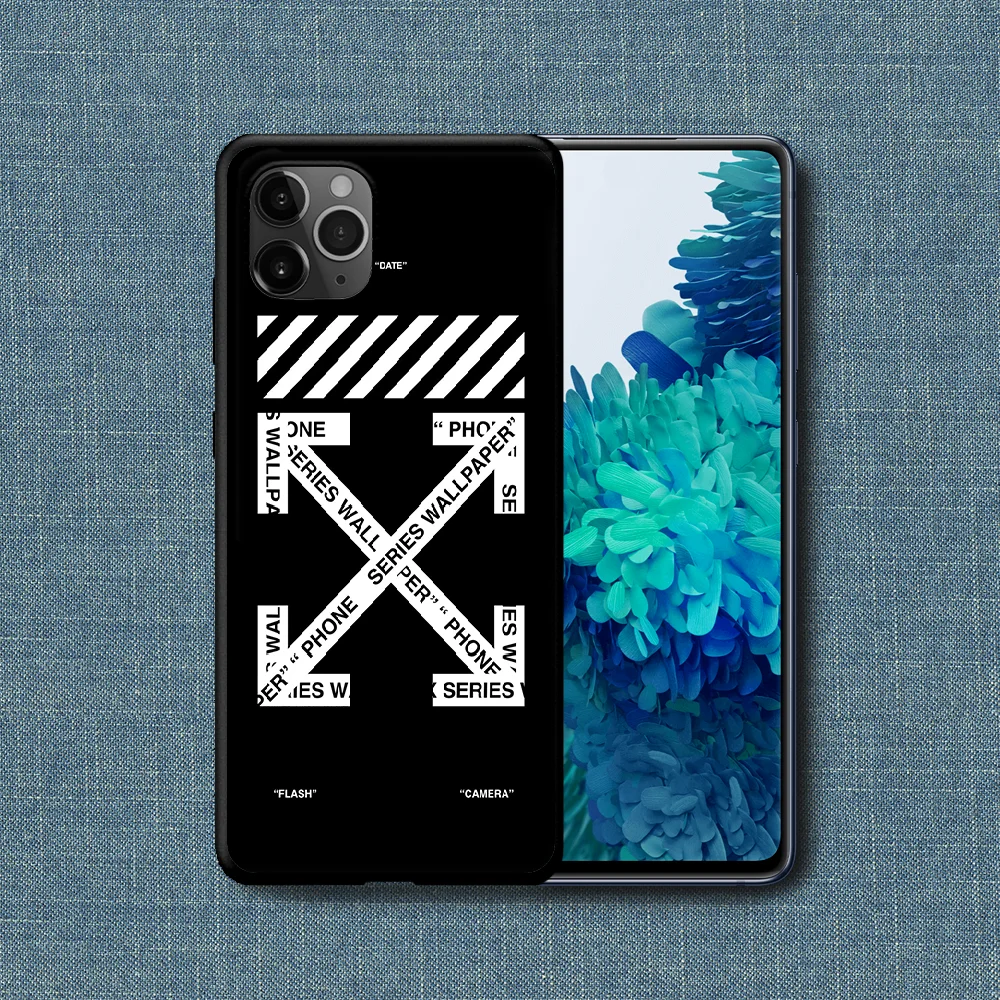 OFF Trend Luxury Brand OW Phone Case For iPhone 4 4s 5 5S SE 5C 6 6S 7 8 Plus X XS XR 11 12 Mini Pro Max 2020 black Bumper
OFF Trend Luxury Brand OW Phone Case For iPhone 4 4s 5 5S SE 5C 6 6S 7 8 Plus X XS XR 11 12 Mini Pro Max 2020 black Bumper